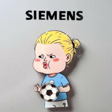 (Figure 2) Haaland Spinning Fridge Magnet Funny Football Scene Magnetic Decoration Fan Gift