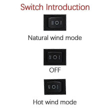 Portable Electric Warm Air Blower Heater Dual Mode Hot & Cold Wind for DeWalt Li-Ion Power Tool for Outdoor Indoor Use_fosm