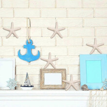 15 Pieces creamy-white Pencil Finger Starfish for Wedding Dcor