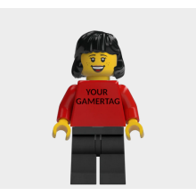 L002 Custom Personalised Lego Minifigures Your Gamertag F5