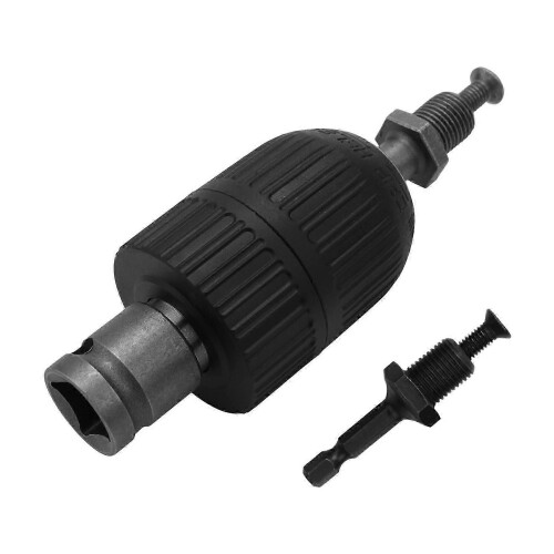 4PCS Keyless Drill Chuck Conversion Tools, 13mm Keyless Drill Chuck, Used for Impact Wrench Convers 1