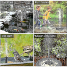 Solar Fountain Solar Pond Pump Solar Water Pump Floating Fountain Pump_fusmg