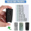 2pcs Garage Door Remote Control for Ecostar Rsc2-433 Rse2-433 Rsz1-433, Replacement Gate Handheld Transmitter 2