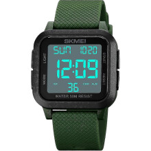 Men Digital Sports Watch Waterproof Wrist Watches Men Stopwatch Countdown Timer Alarm Function Dual Time_m24
