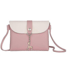 PU Leather Crossbody Purse for Teens - Small Shoulder Bag with Tassel Clutch Design