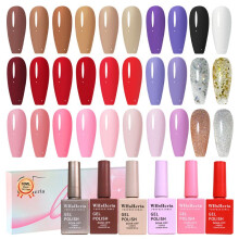 (Pink series (cross-border only)) 6-Color High-End Gel Polish Set Professional Nail Salon Use Long-Lasting Shiny Chip-Resistant Premium Brand