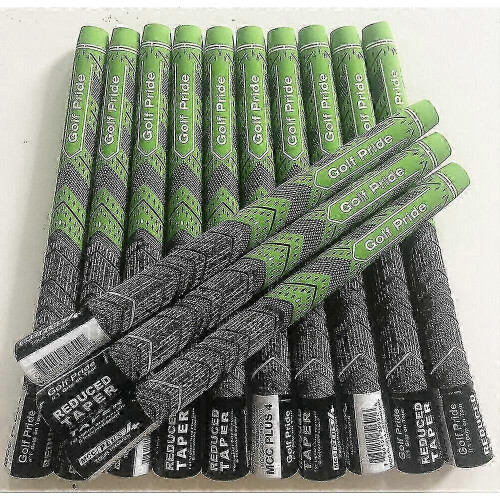 (Standard, Green) 13Pcs Golf Pride MCC PLUS 4 Golf Grip Standard Size Midsize_fosm