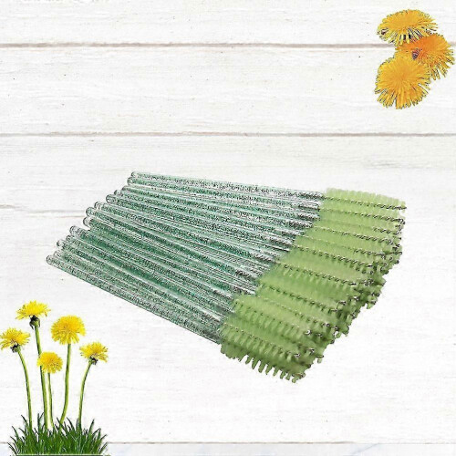 Eyelash Mascara Tool Disposable Eyelash Applicator Makeup Green 9.70x0.70x0.70CM Separating Eyelashes 100Pack 1