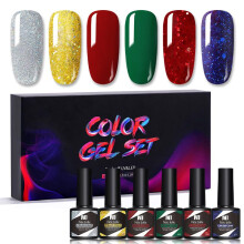 (49) Nee Jolie Gel Polish Set 8ml 6Pcs Boxed Nail Art Barbie Gel Japanese UV/LED Cured Gel