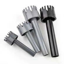 (Black-20mm) Aquarium Skimmer Pvc Pipe Spin Surface Inflow Aquarium Water Plant Filter Cleaning Tool Fish Tank Accessories