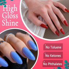(10 sets of 6 color suits 01-06) 60 Colors Solid Gel Polish Set Glass Nail Art Kit Bright White Versatile One Color Per Bottle