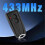 2pcs Garage Door Remote Control for Ecostar Rsc2-433 Rse2-433 Rsz1-433, Replacement Gate Handheld Transmitter 5