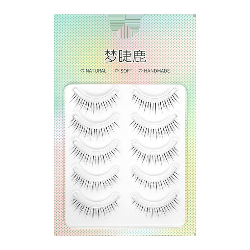 Phui-Pet-Supplies Fiber False Eyelashes - Natural & Lightweight