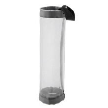 Home Grocery Bag Holder Wall Mount Plastic Bag Holder Dispenser Hanging Storage Trash Garbage Bags Grey