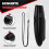 Three-Pitched Decibel Electronic Whistle Referee   Training Survival Anti-Wolf Whistle Rechargeable Black 3