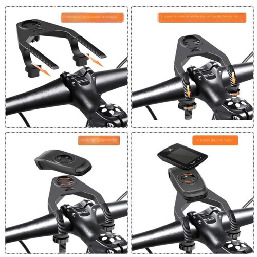 3-in-1 Bicycle Lights GPS Computer Base Electronic Speaker Bracket Can Be Installed with , XOSS, BRYTON, IGPSPO 2