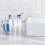 Foundation Mini Container Airless Pump Bottle for Travel 8Pcs Set White 1