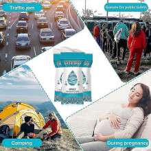 Disposable Urine Bag,12 Pcs 800ml Portable Camping Pee Bag,Emergency Urine Bag for Men,Women