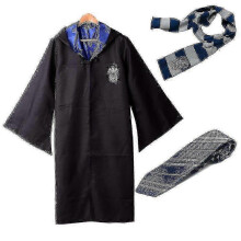 (Child 115, Ravenclaw) Harry Potter Gryffindor Ravenclaw Slytherin Robe Cloak Tie Costume Scarf