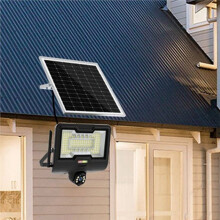 Solcellsövervakningskamera och 600W Strålkastare för Utomhusträdgård, Fruktträdgård, Gård 360 4K HD 3MP IP65 Vattentät 4G