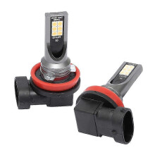 (Yellow Light) 2 Pcs H11 / H8 Dc12v-24v / 12w Car Led Fog Light