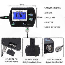 Aquarium Multi-parameter Water Quality Tester with Eu Plug for Accurate Ph Monitoring_fusmg