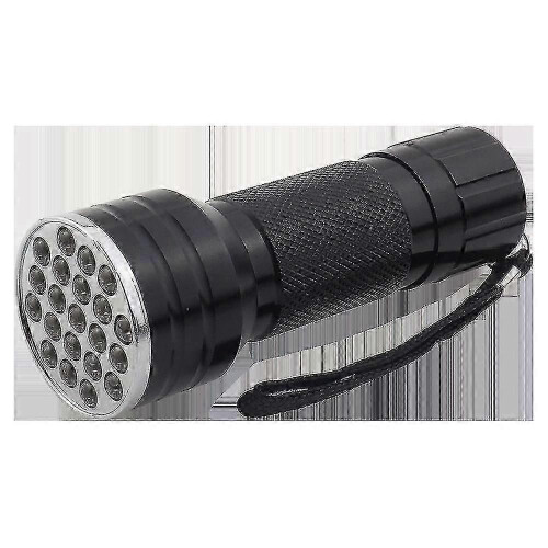 Black Light Flashlight - Uv Black Light - Ultraviolet Lamp with 21x Leds - Energy Efficiency Class_m24