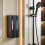 2 Pcs Modern Bathroom Soap Dispenser Wall Mounted For-Grey 8