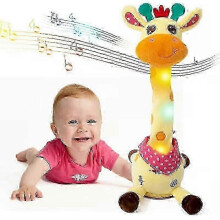 Musical Giraffe Toy - Sings Dances Repeats What You Say Dancing Giraffe Toy Giraffe Stuffed Animal Toys_fusmg
