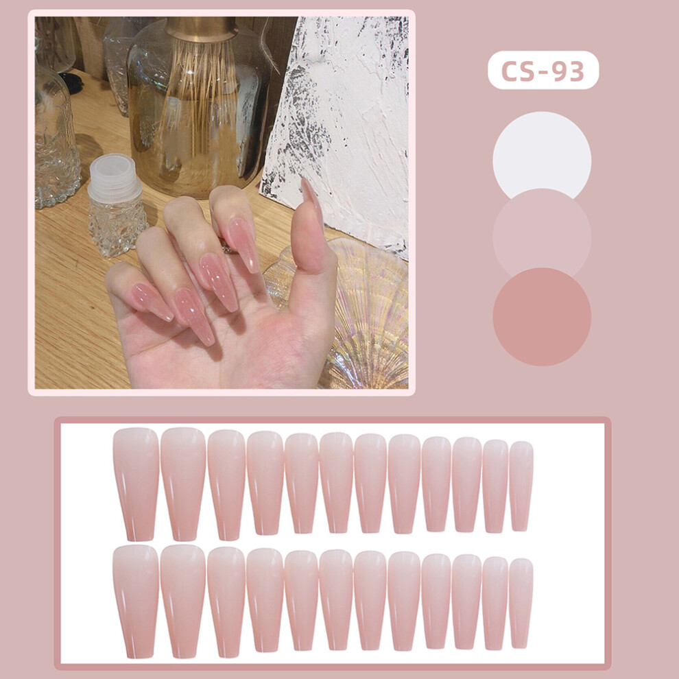 Roc-Electron (Standard) 24Pcs Pink False Nails For Women