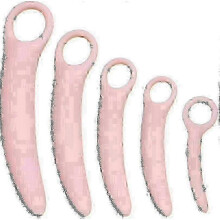 Qoqiu 5-Pack Silicone Pelvic Floor Trainer Set with Dilator and Massager for Women - Pelvic Floor Strength Training and Recovery Tool_jsd