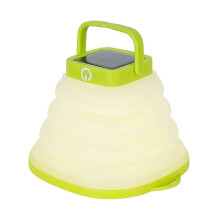 Collapsible LED Lantern Camping Light Warm White Waterproof Solar USB Rechargeable 3 Dimming Modes Flashlight for Home