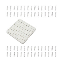 Ceramic Refractory Pad, 96 Points Bar Stilt Pottery Kiln Ceramic Refractory Support Pad Ceramic Refractory Support-Good