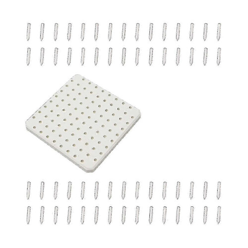 Ceramic Refractory Pad, 96 Points Bar Stilt Pottery Kiln Ceramic Refractory Support Pad Ceramic Refractory Support-Good