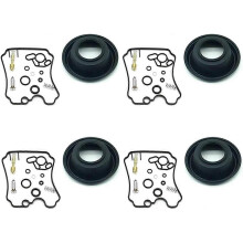 (C) Carburetor Rebuild Set Motorcycle Carburetor Repair Kit Vacuum Diaphragm Membrane Float Vavle For Yamaha Yzf750r Yzf750 Yzf 750 R 1993-1998