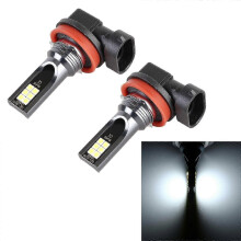 (White Light) 2 Pcs H11 / H8 Dc12v-24v / 12w Car Led Fog Light