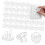 200Pcs Clear Socket Protector Safety Outlet Plug Covers 1