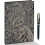 Vintage 3d Embossed Leather Notebook with Gold Pen. At 5. Old Diary Vintage 1