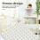 Ceramic Refractory Pad, 96 Points Bar Stilt Pottery Kiln Ceramic Refractory Support Pad Ceramic Refractory Support-Good 3