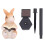 Solar Bunny Statue Light for Outdoor Gardens - Waterproof Motion Sensor LED Decoration 1