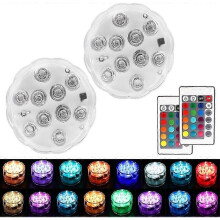 2025 newSubmersible LED Tea Lights - 16-Color Remote Control Waterproof Decorative Lights