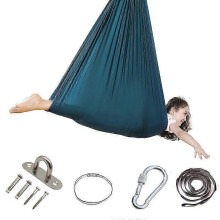 Sensory Swing Indoor Therapy Swing for Adults Kids And Teens Green-100*280cm_fusmg