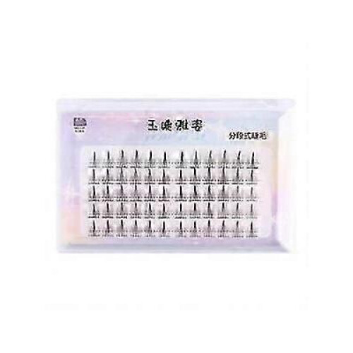 (B Brushed Brass) Eyelashes Five Rows Interlaced And Coherent Double Density Natural Makeup Sensat 1