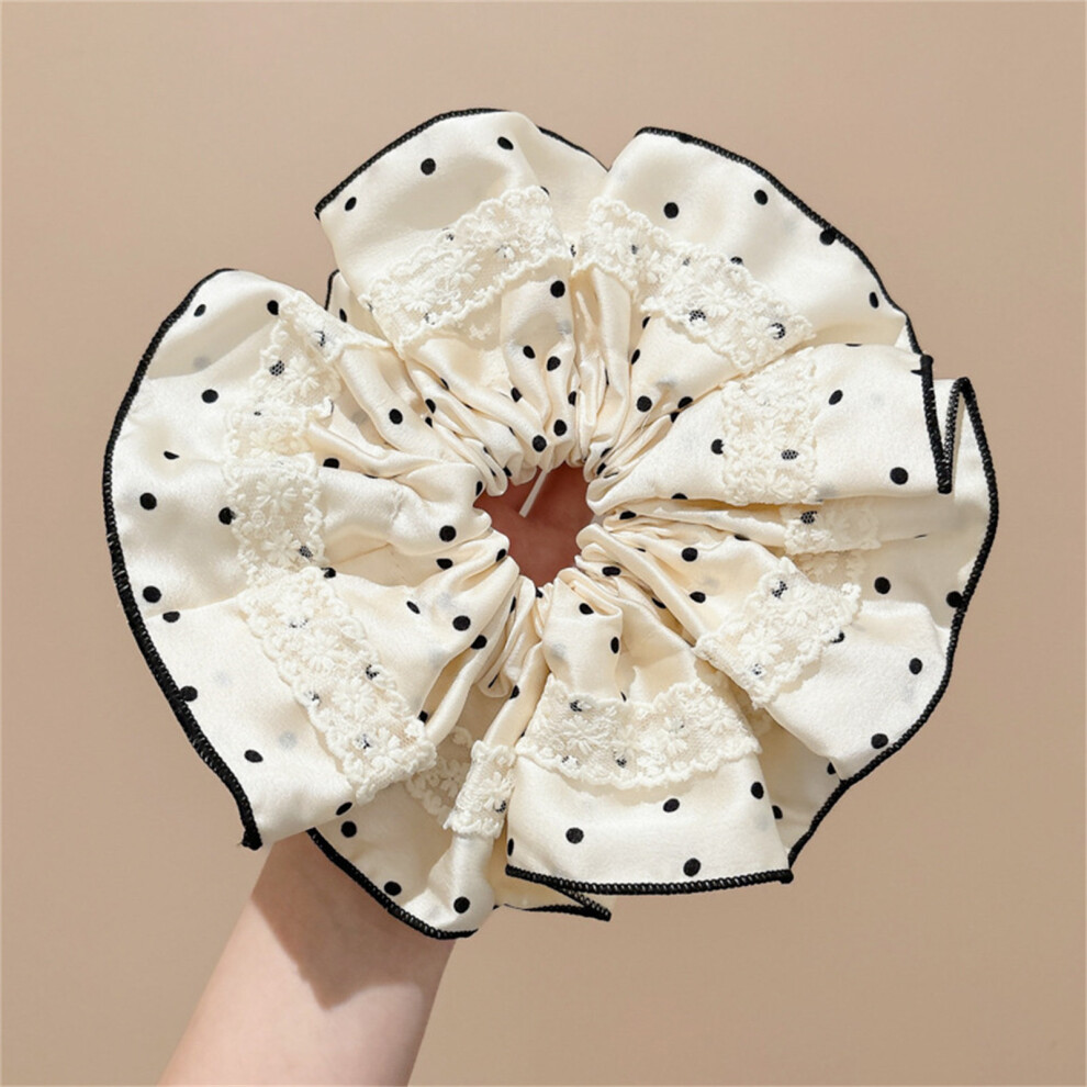 Zhouq-Outdoors (Lace) Thick Hair Tie For Low Ponytail & Bun