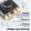 DAJUNGUO 2.0 Channel 20W+20W  Amp with Remote Control Function,Supports /USB/AUX Input 3