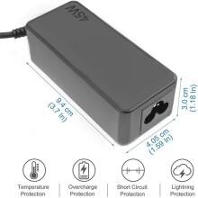 20V 2.25A 45W Tipo-C Adaptador de Cargador de Computadora PortáTil AC para C330 S330 C340 S340 100E T480 T480S T580 T580S E480