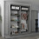 MN Furniture (150cm, Grey ) Eclipse Double Mirror Sliding Door Wardrobe 3