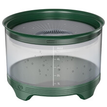 Tigela de Água para Cães de 5,5L, Capacidade Sem Derramamento de Água para Cães, Alimentador de Água Lento À Prova de Respingos C