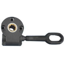(Black) Manual Awning Gearboxse Crank Mechanism Awning Component Manual Drives Gearboxes Spare Parts for Sun Shelter Setups White