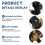 Motorcycle Steering Damper Stabilizer Steering Damper Buffer Mount for  450MT 800MT-X Motorcycle Accessories 5